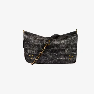 SAC BOBI S IMPRIMÉ CROCO GRUNGE