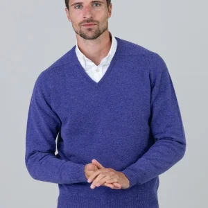 Leven 2 Ply Lambswool V-Neck Plus Size