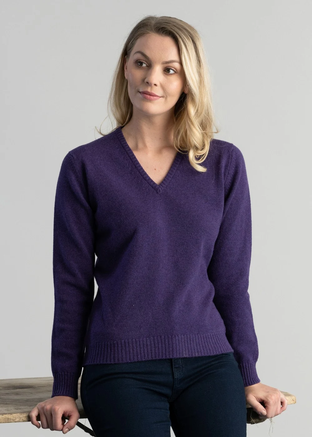 Lindsey Lambswool V-Neck