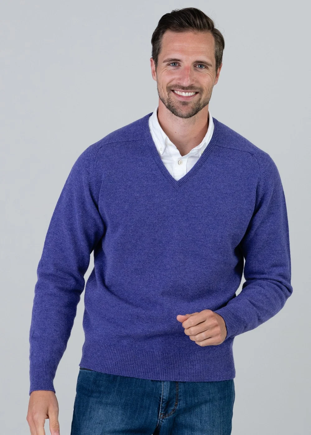 Leven 2 Ply Lambswool V-Neck Plus Size – Image 5