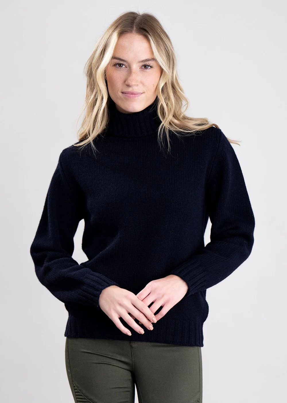 Alaina Lambswool Roll Collar – Image 4