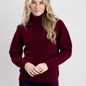 Alaina Lambswool Roll Collar