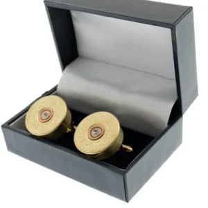 Gold Plated Cartridge Cufflinks