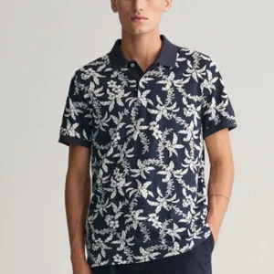 Palm Print Polo