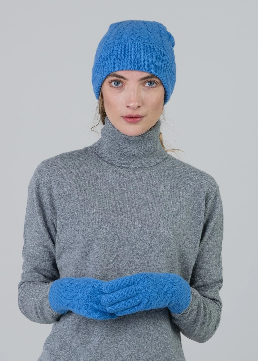 Cashmere Cable Gloves