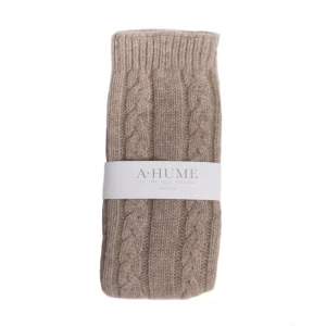 Cashmere Cable Bedsocks