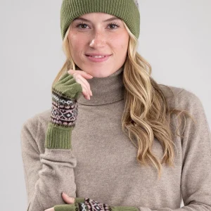 Alba Lambswool Fingerless Gloves