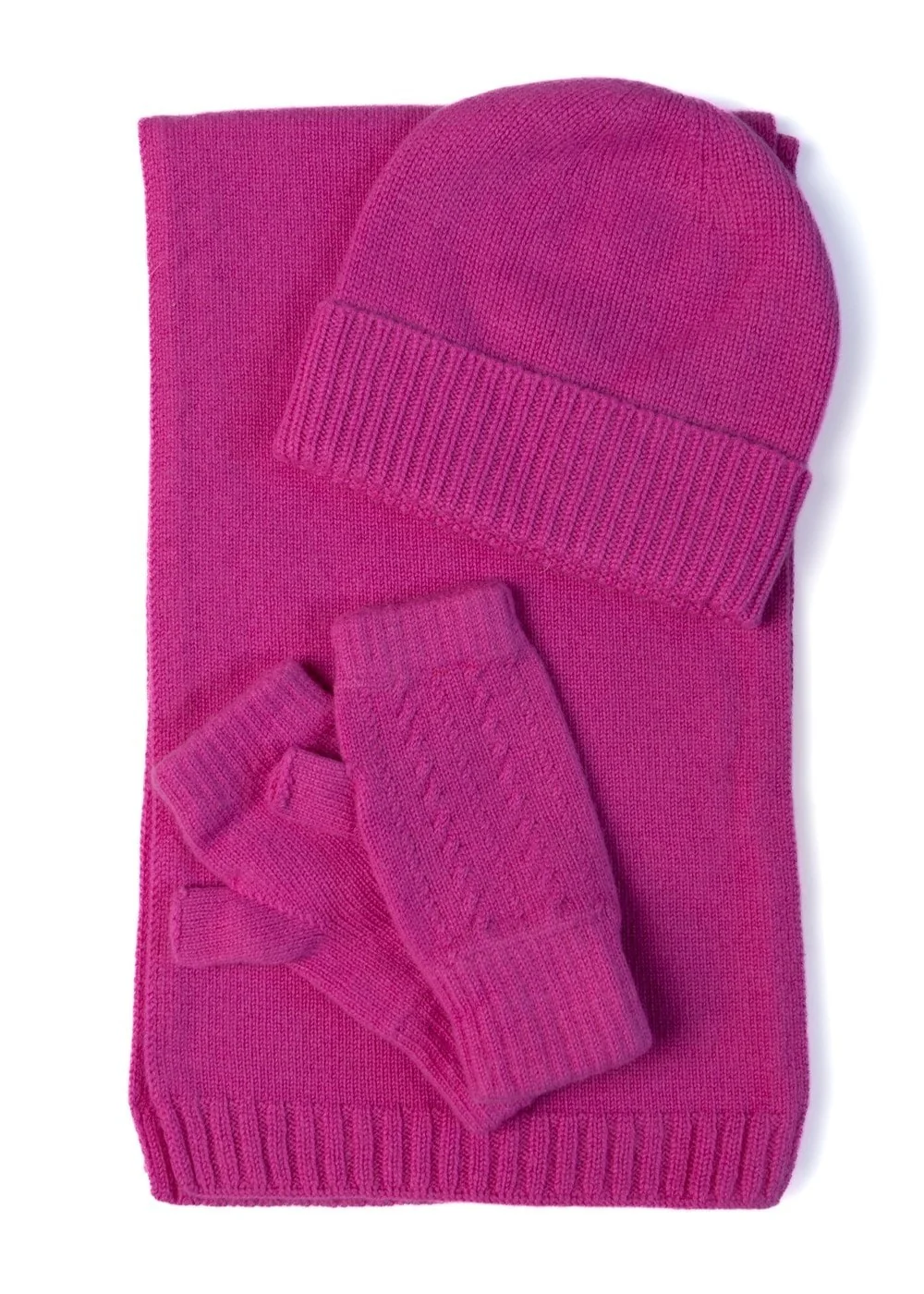 Briar Cashmere Fingerless Mittens – Image 4