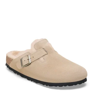 Boston Shearling Suede Clogs