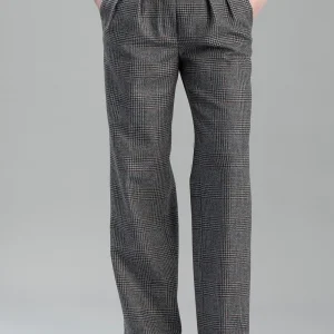 Twill Wide Leg Trousers