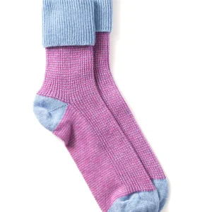 Briar Stripey Cashmere Socks