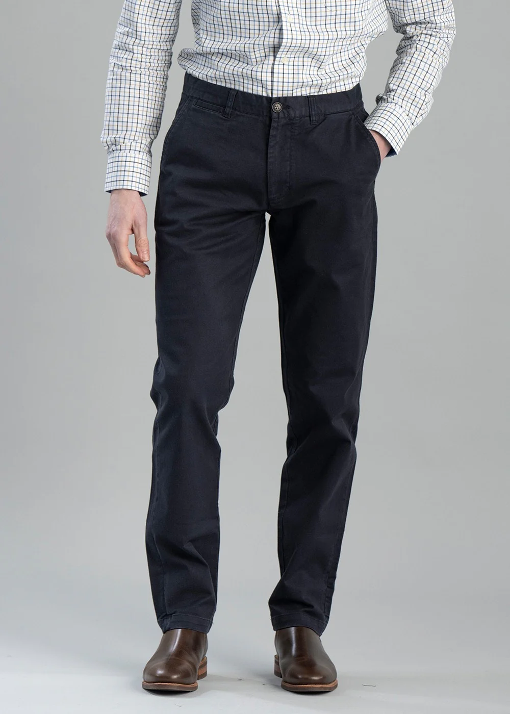 Washed Stretch Twill Trousers