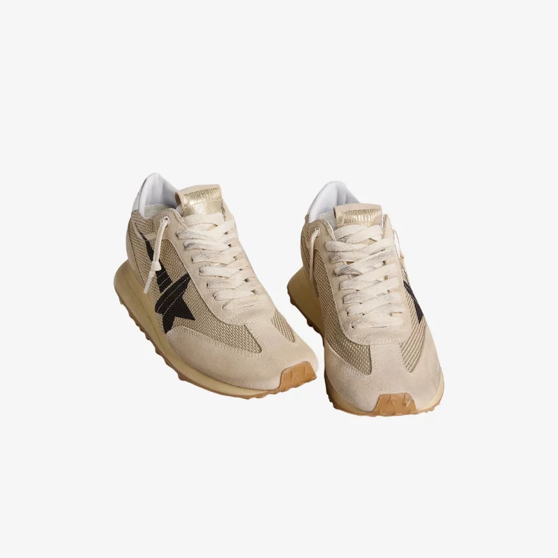 SNEAKERS RUNING MARATHON BEIGE ÉTOILE NOIRE – Image 4
