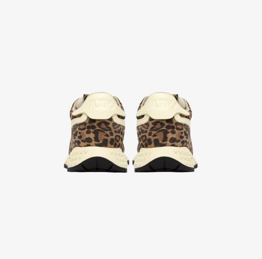 BASKETS AUTRY REELWIND LOW EN DAIM LEOPARD ET CUIR RUTABAGA – Image 5