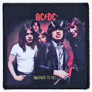 AC/DC ACDC AC DC STANDARD PATCH: HIGHWAY TO HELL (ALBUM COVER) ACDCALBPAT05