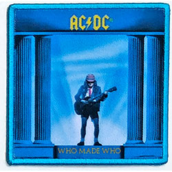 AC/DC ACDC AC DC Standard Patch: Who Made Who (Album Cover) ACDCALBPAT09