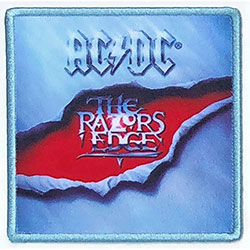 AC/DC ACDC AC DC Standard Patch: The Razors Edge (Album Cover) ACDCALBPAT11