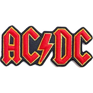 AC/DC ACDC AC DC STANDARD PATCH: CUT-OUT 3D LOGO ACDCPAT05