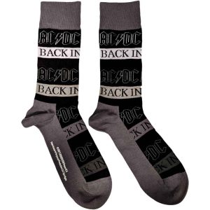 Chaussettes unisexes AC/DC ACDC AC DC : Back In Black