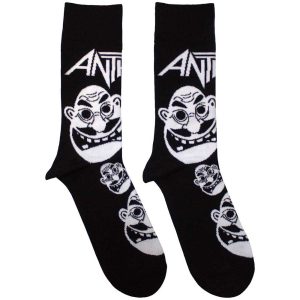 Chaussettes unisexes Anthrax : Faces Pattern Mono