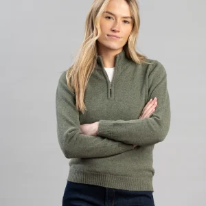 Lindsey Lambswool Zip Neck