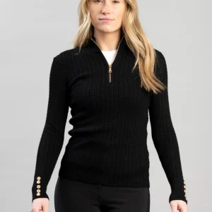 Ava Quarter Zip Knit