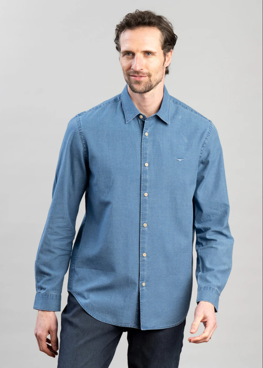 Arno Regular Indigo Shirt – Image 4
