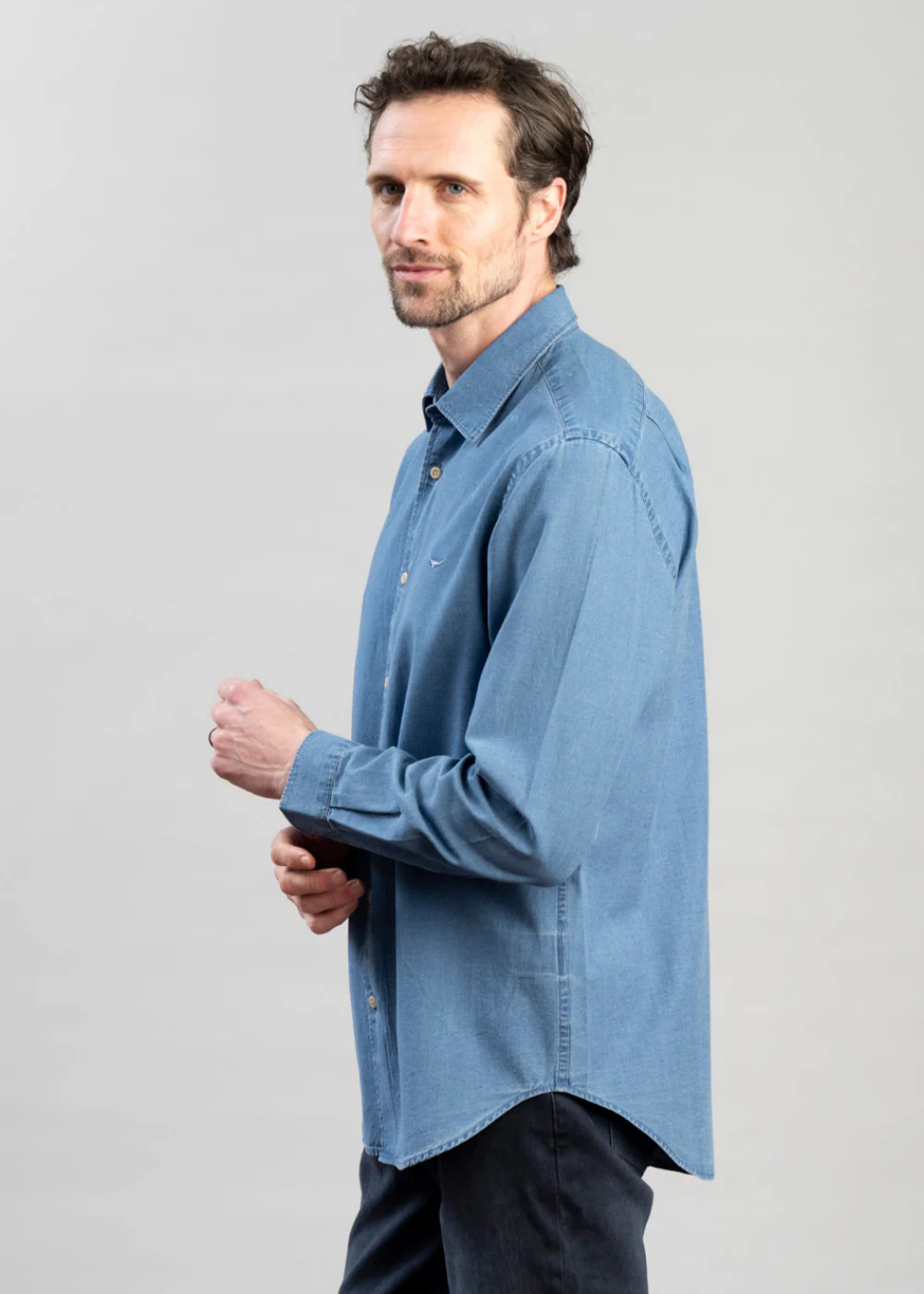 Arno Regular Indigo Shirt – Image 3