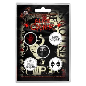 ALICE COOPER BUTTON BADGE PACK: EYES BB019