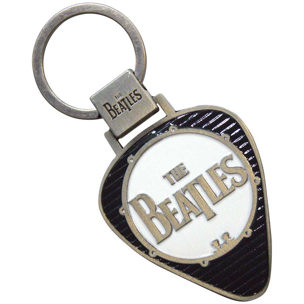 Porte-clé The Beatles : Drum Logo Plectrum