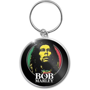 Porte-clés Bob Marley : Logo Face