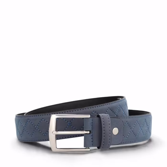 Amer Blue : Ceinture Homme Nubuck Végan par Nae – Élégante, Éco-responsable, Innovatrice – Image 2