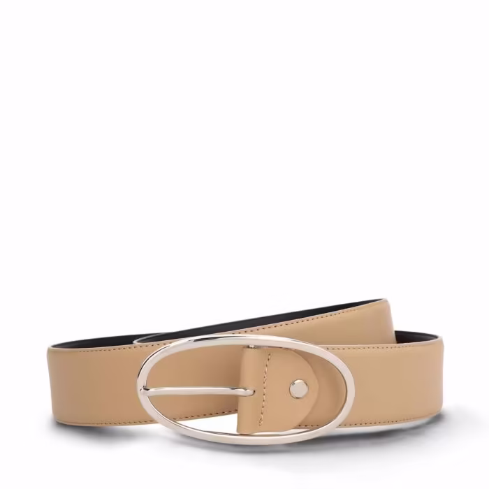 Batea Beige: Ceinture femme cuir AppleSkin par Nae – Innovatrice, Éco-responsable, Élégante