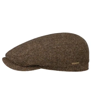 Wool Herringbone Driver Cap