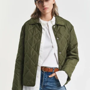 Quilted Jacket with Collar