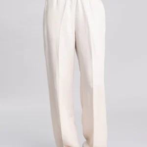 Linen Blend Pull On Trousers