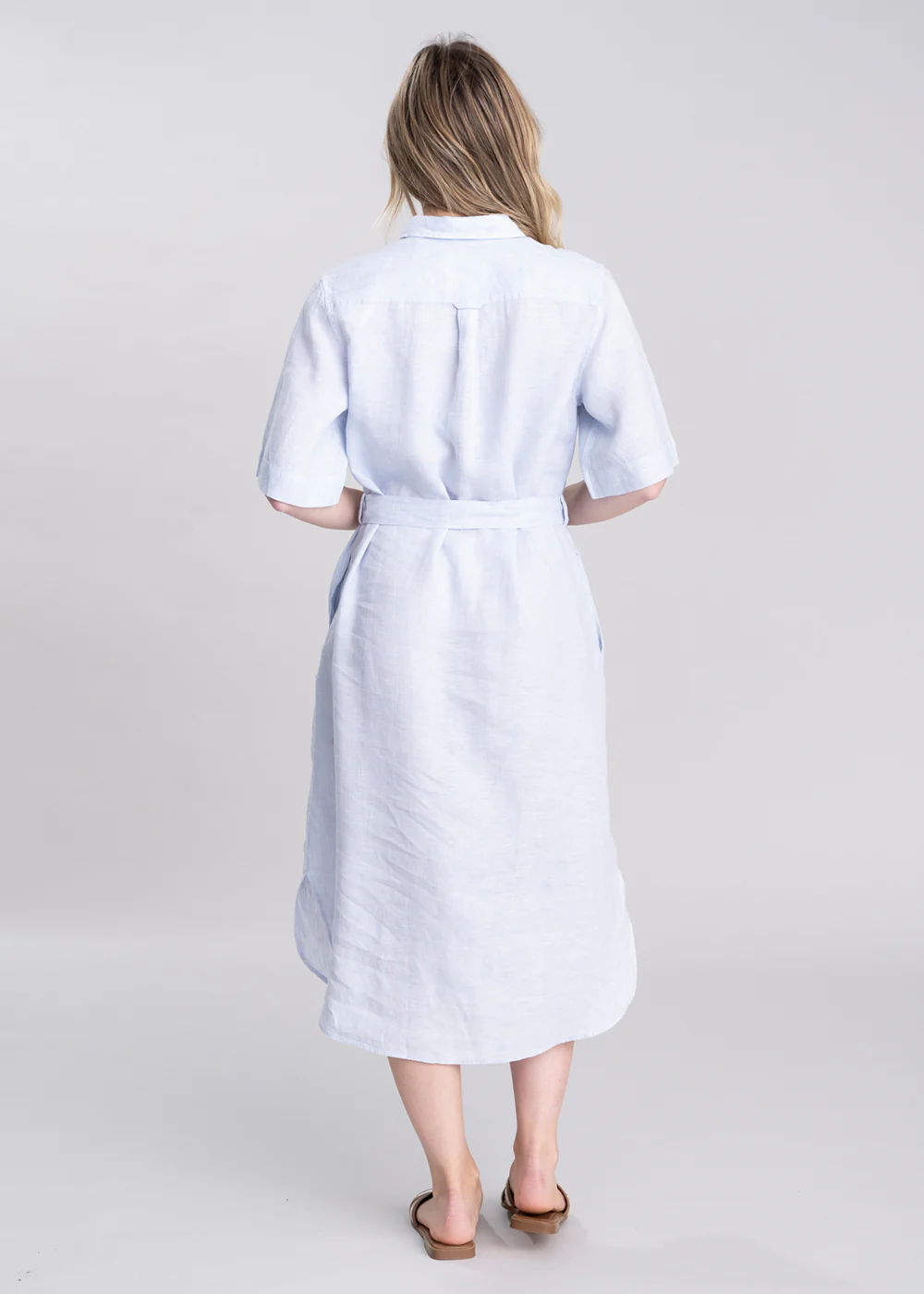 Linen Shirt Dress – Image 5