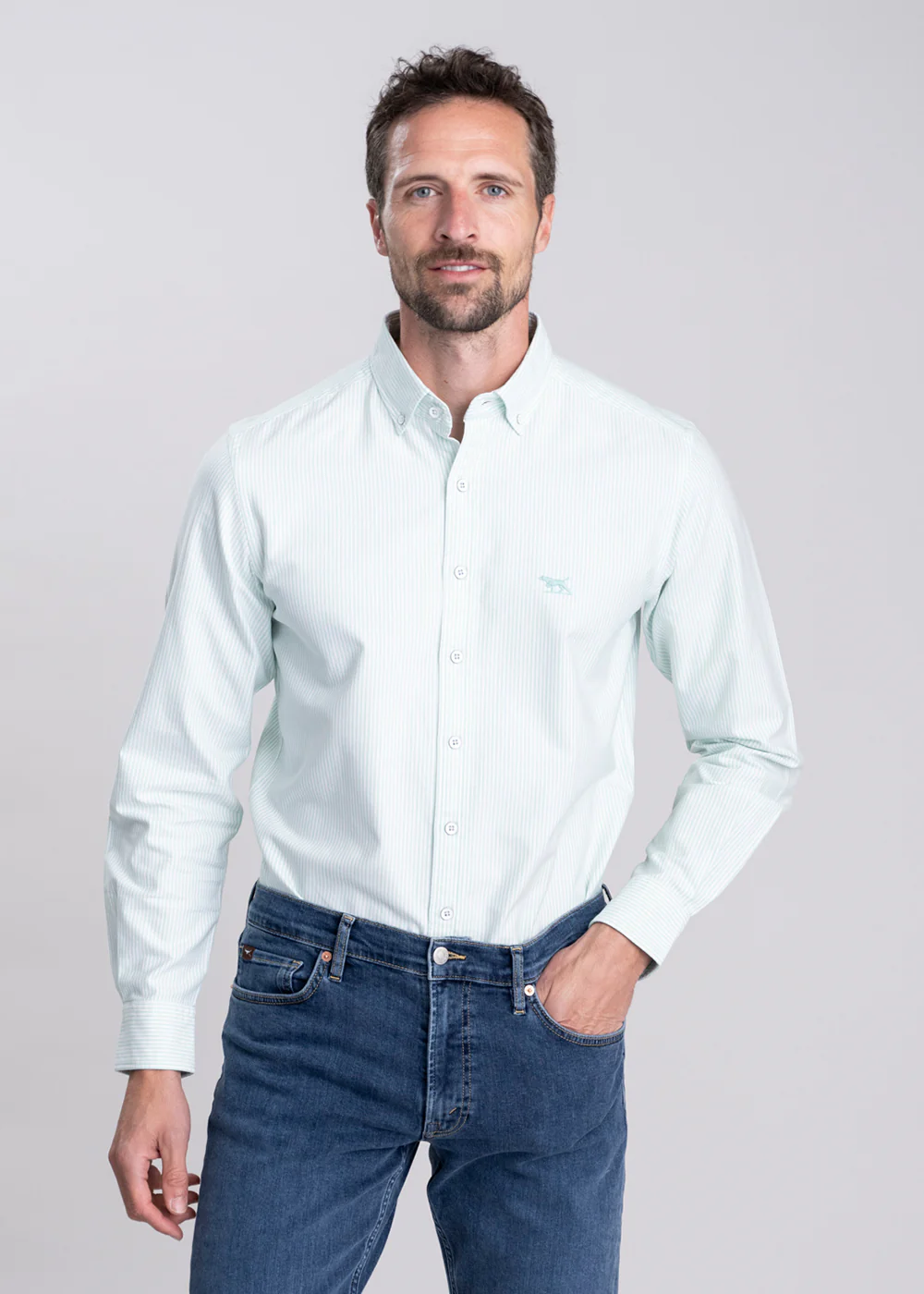 Gunn Oxford Striped Shirt – Image 2