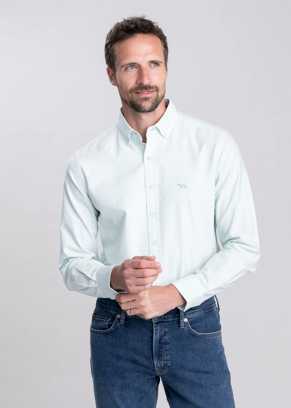 Gunn Oxford Striped Shirt – Image 4