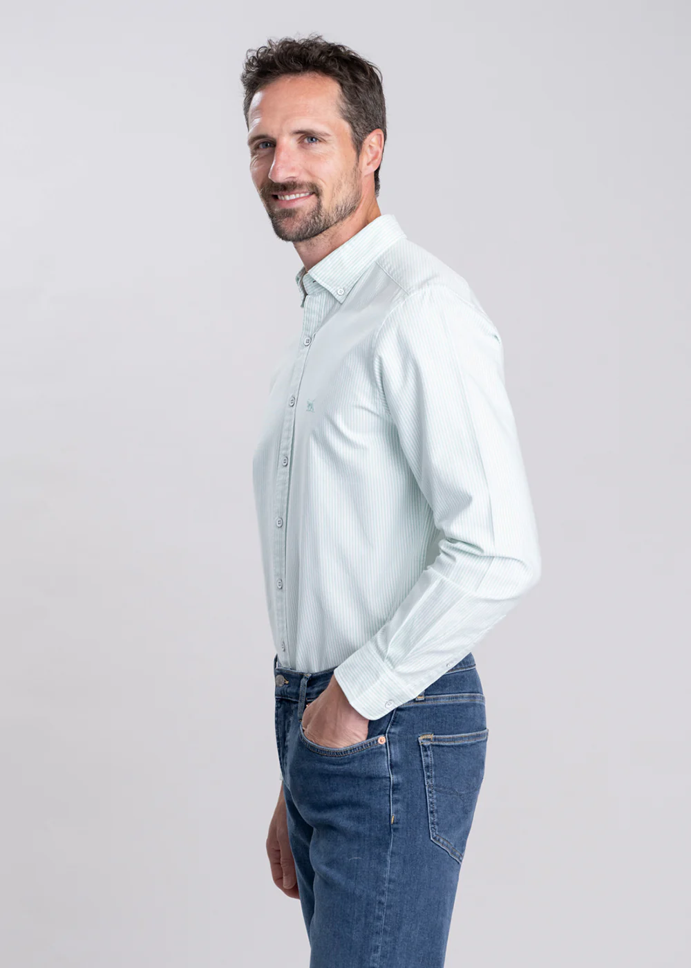 Gunn Oxford Striped Shirt – Image 3