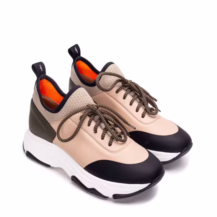 Edda Micro baskets Beige véganes chunky – Image 5