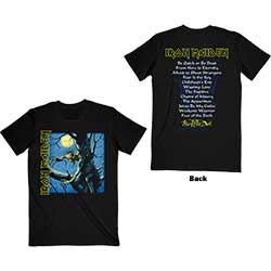 Iron Maiden Unisex T-Shirt : Fear of the Dark Album Tracklisting