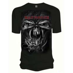 Iron Maiden Unisex T-Shirt : Final Frontier Eddie Vintage