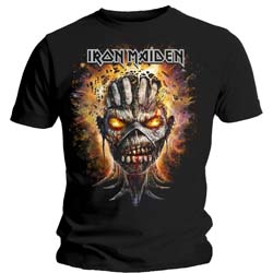 Iron Maiden Unisex T-Shirt : Eddie Exploding Head