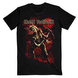 Iron Maiden Unisex T-Shirt : Benjamin Breeg Red Graphic