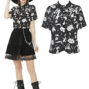 Star divination leisure vacation blouse