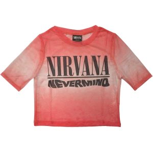 Crop Top Nirvana Wavy Logo