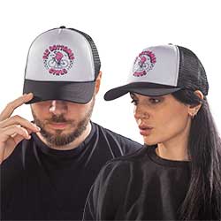 Casquette arrière en maille unisexe Queen noir et blanc : Fat Bottomed Girls