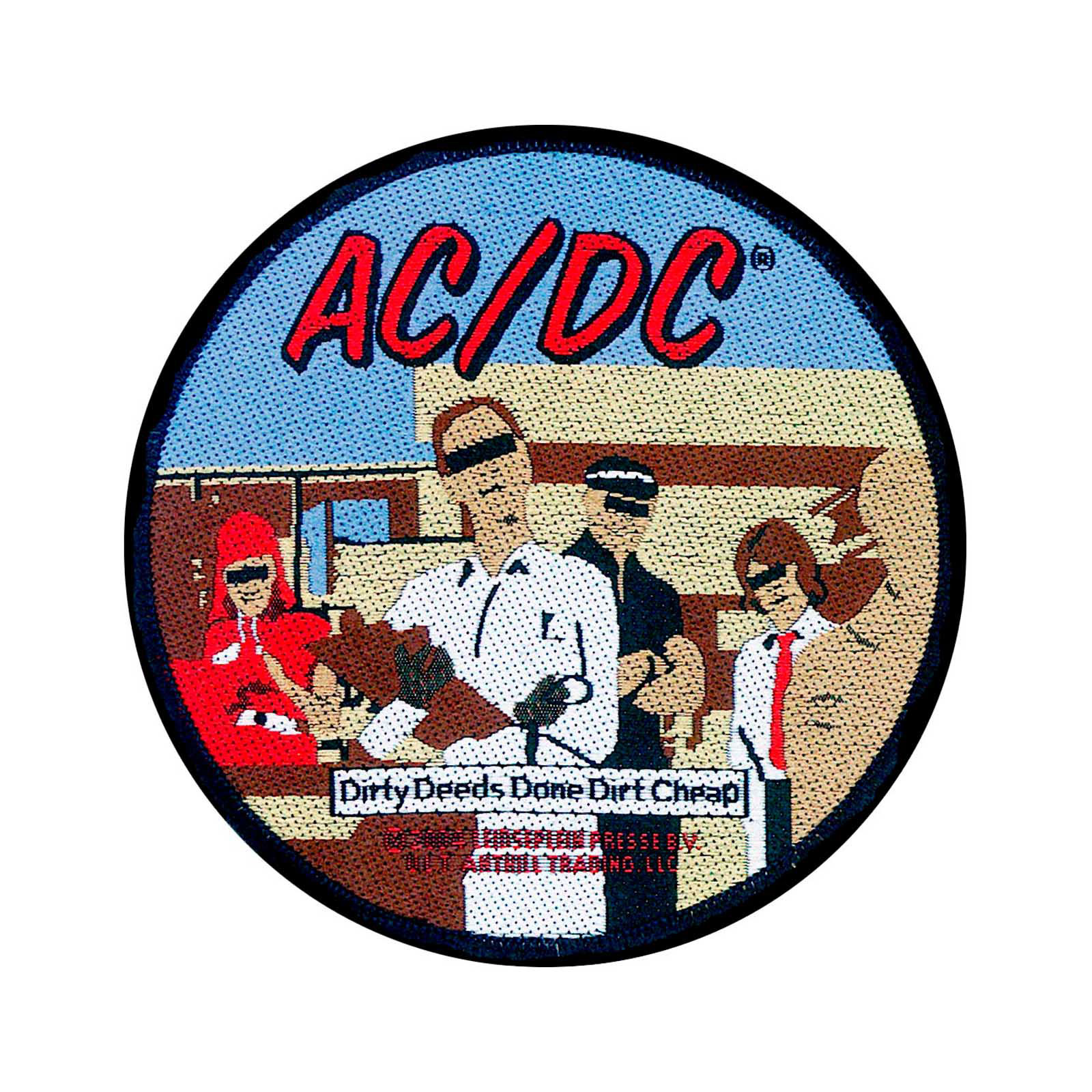 AC/DC STANDARD PATCH: DIRTY DEEDS (LOOSE) SP1934