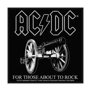 AC/DC Standard Patch: For Those About To Rock (Loose) AC/DC Standard Patch: For Those About To Rock (Loose) SP2827